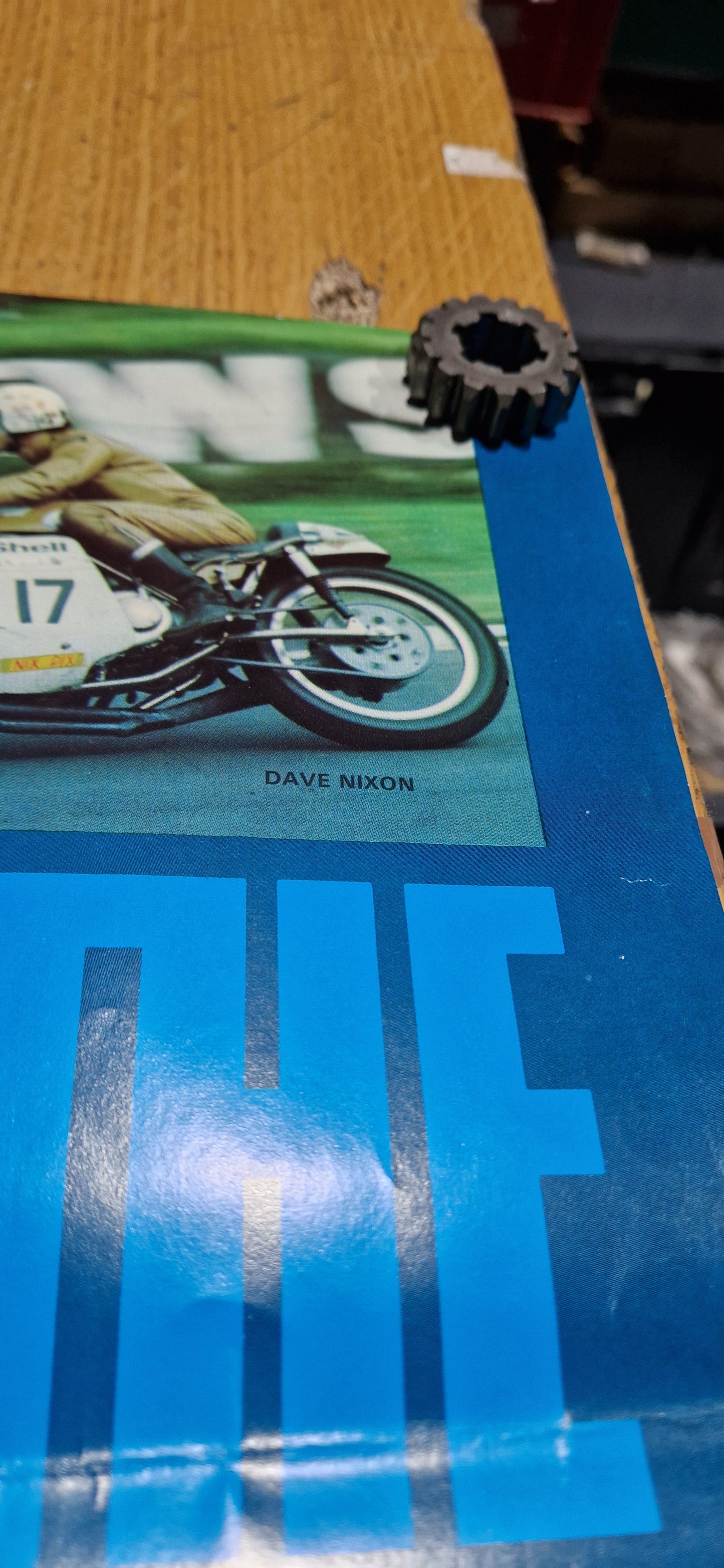 NOS VINTAGE 1965 TRIUMPH "LET THE POWER SPEAK" POSTER