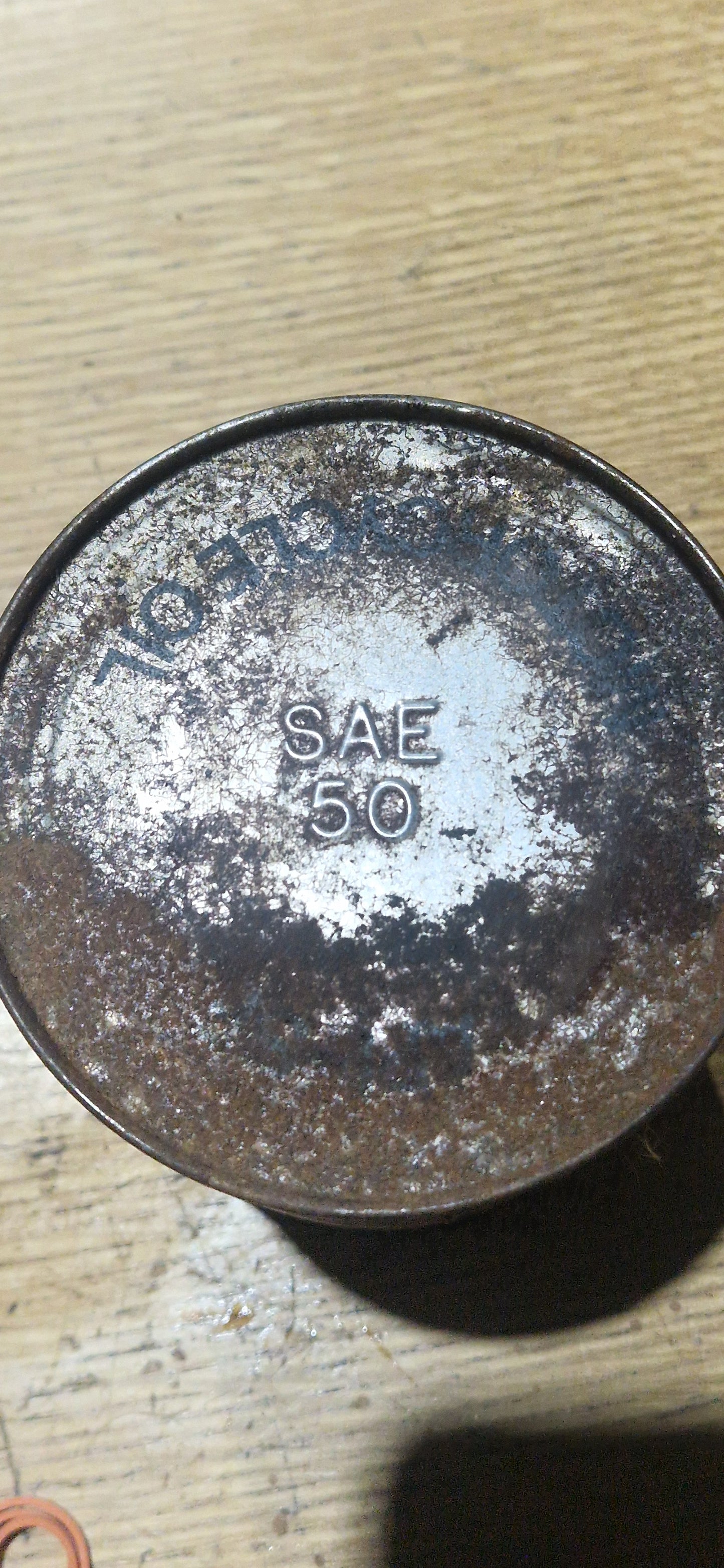 RARE VINTAGE 80'S HARLEY DAVIDSON OIL CAN SAE 50