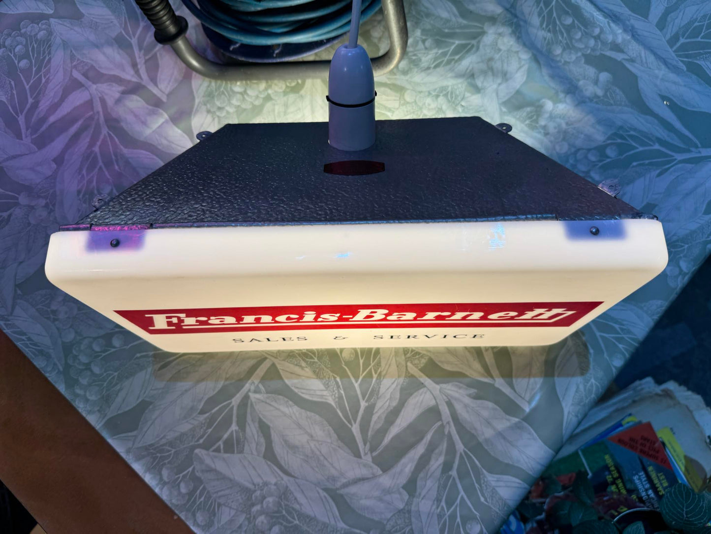 NOS FRANCIS BARNETT DEALER LIGHT UP SIGN