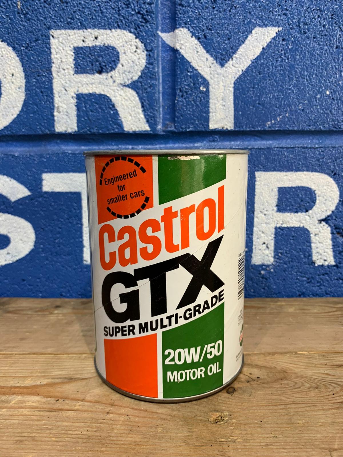 CASTROL GTX SUPER MULTI-GRADE 20W/50 MOROR OIL