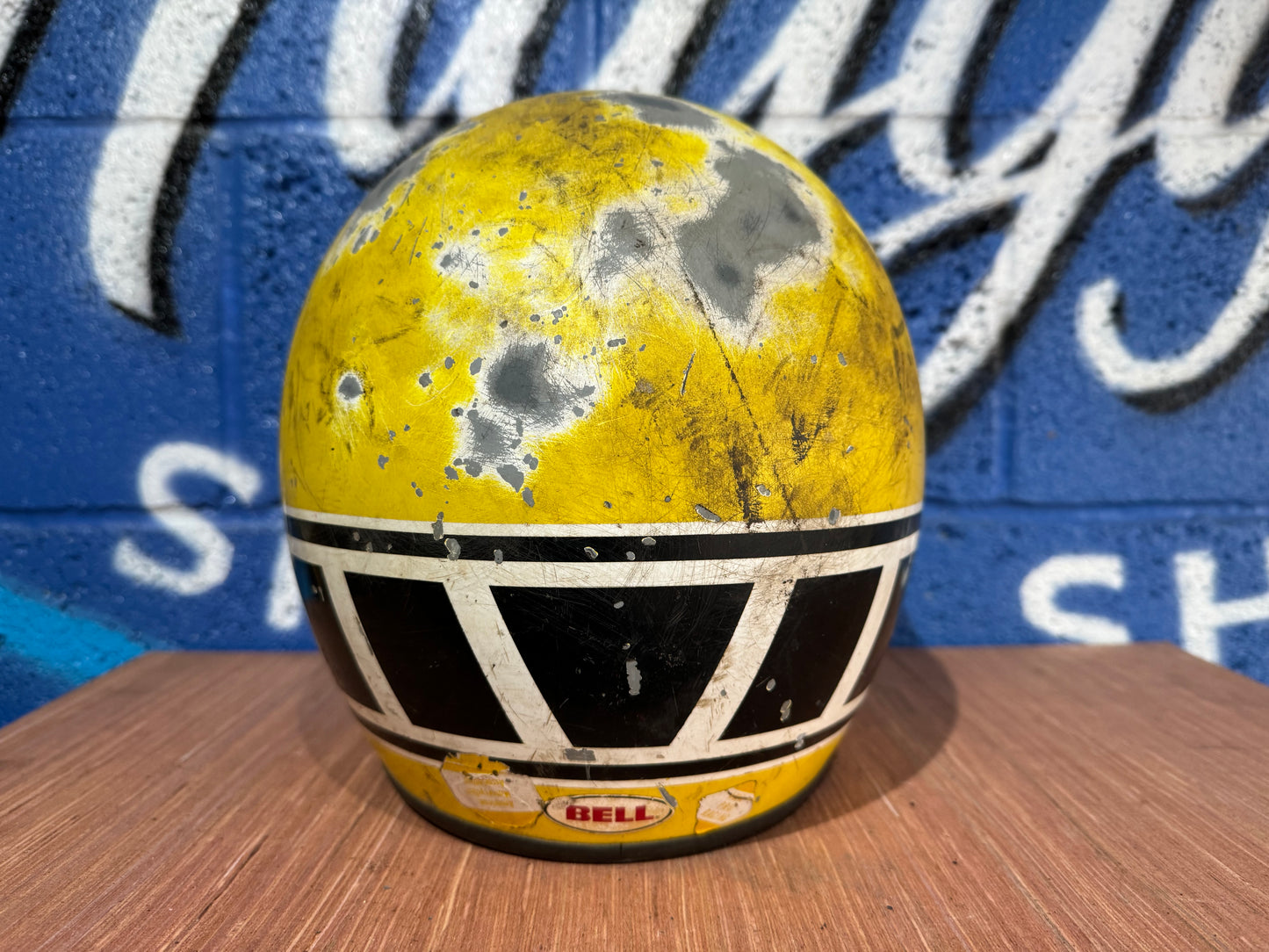 VINTAGE LARGE BELL MOTOCROSS CRASH HELMET
