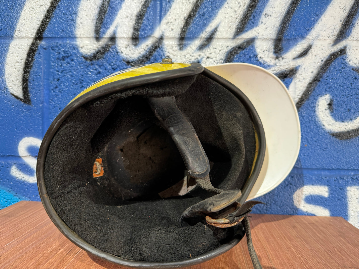 VINTAGE LARGE BELL MOTOCROSS CRASH HELMET