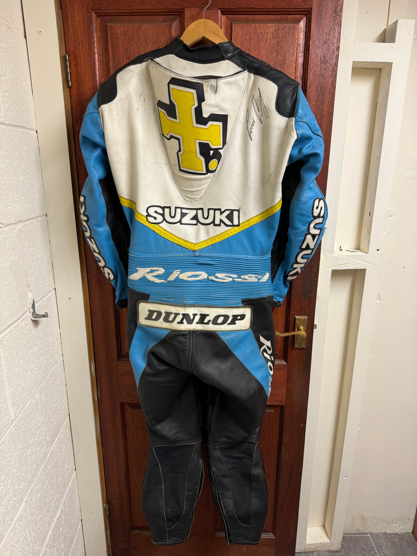 VERY RARE GENUINE SIGNED BY CONNER CUMMINS SUZUKI RIZLA+ RACE LEATHERS