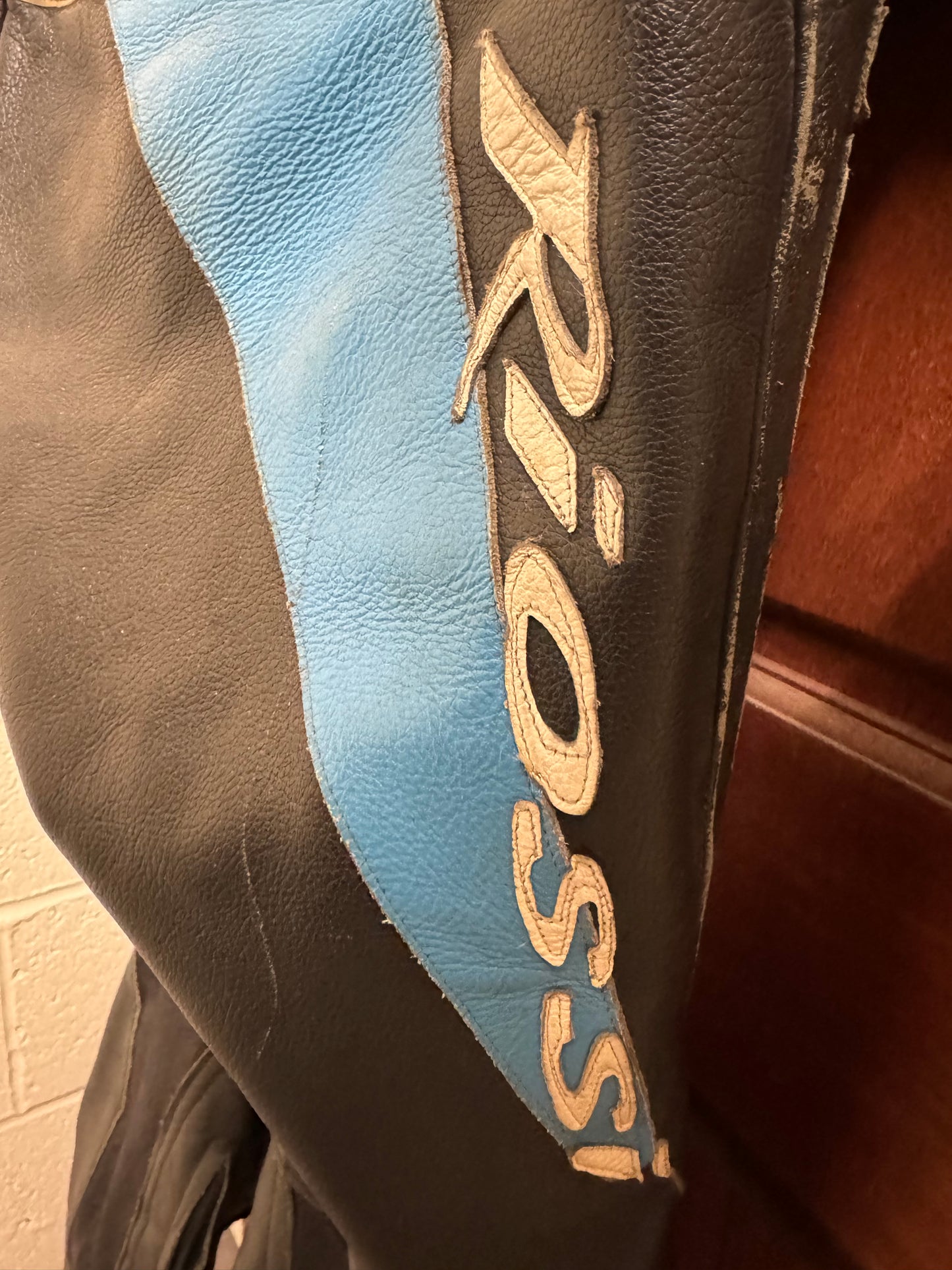 VERY RARE GENUINE SIGNED BY CONNER CUMMINS SUZUKI RIZLA+ RACE LEATHERS