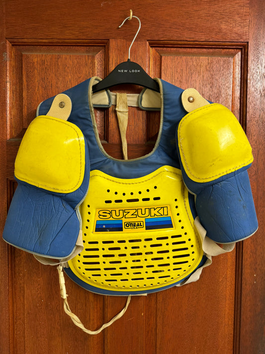 VINTAGE GENUINE O'NEAL USA SUZUKI MOTOCROSS ARMOR