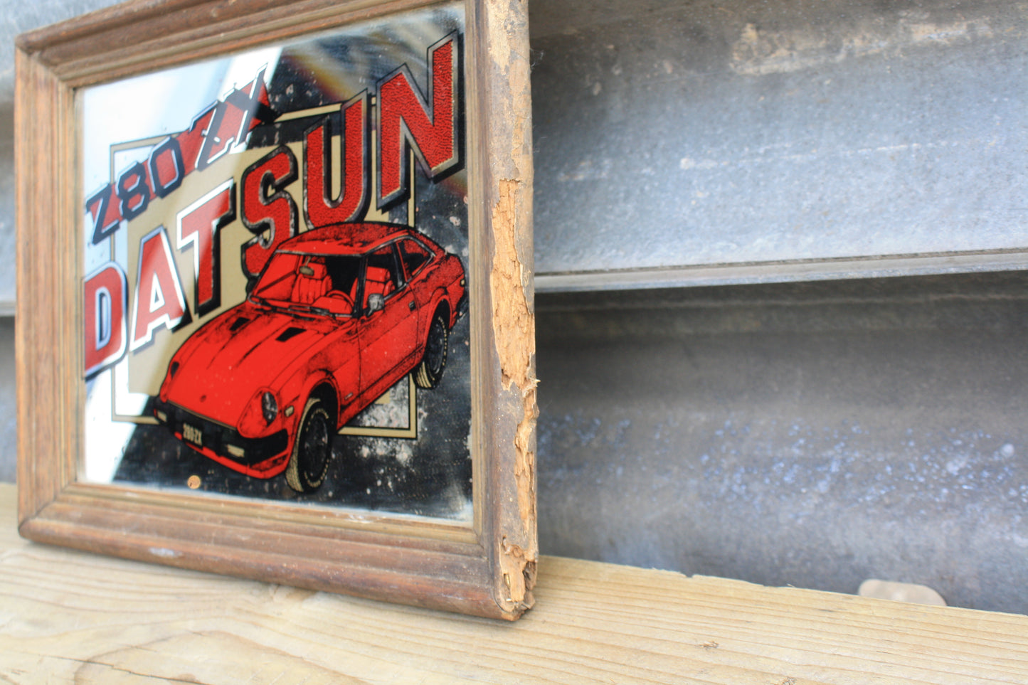 VINTAGE DATSUN 280ZX MIRROR SIGN