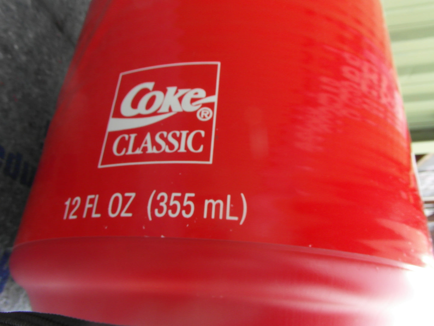 1980s-1990s Vintage Coca-Cola Giant Can Cooler/ Drinks cooler with Lid & handle