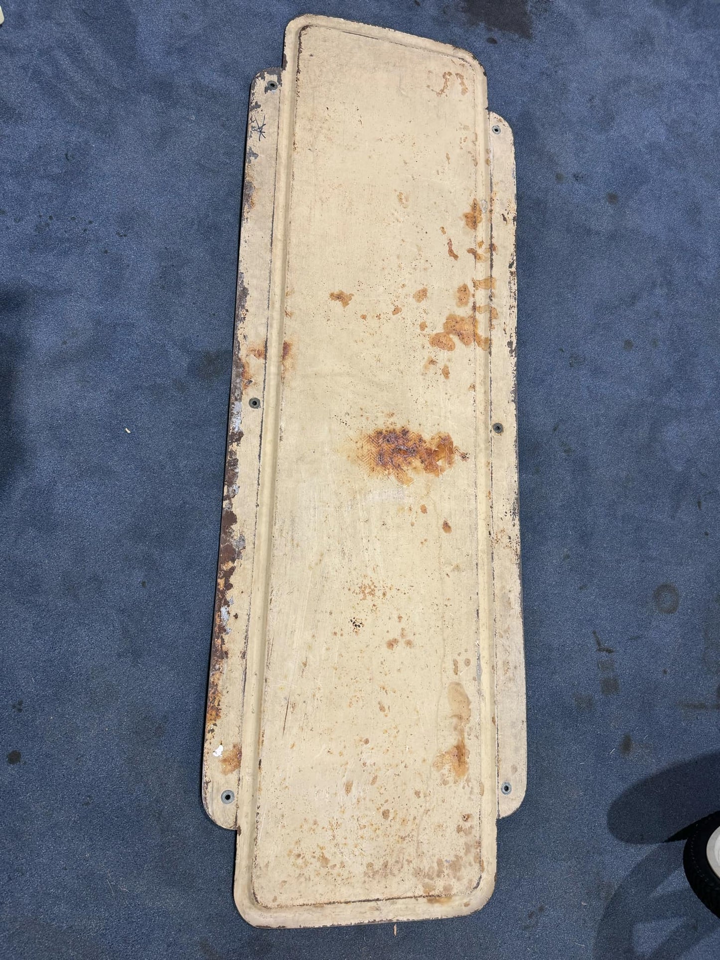 1948 FIRESTONE METAL DEALER SIGN 6X2FT