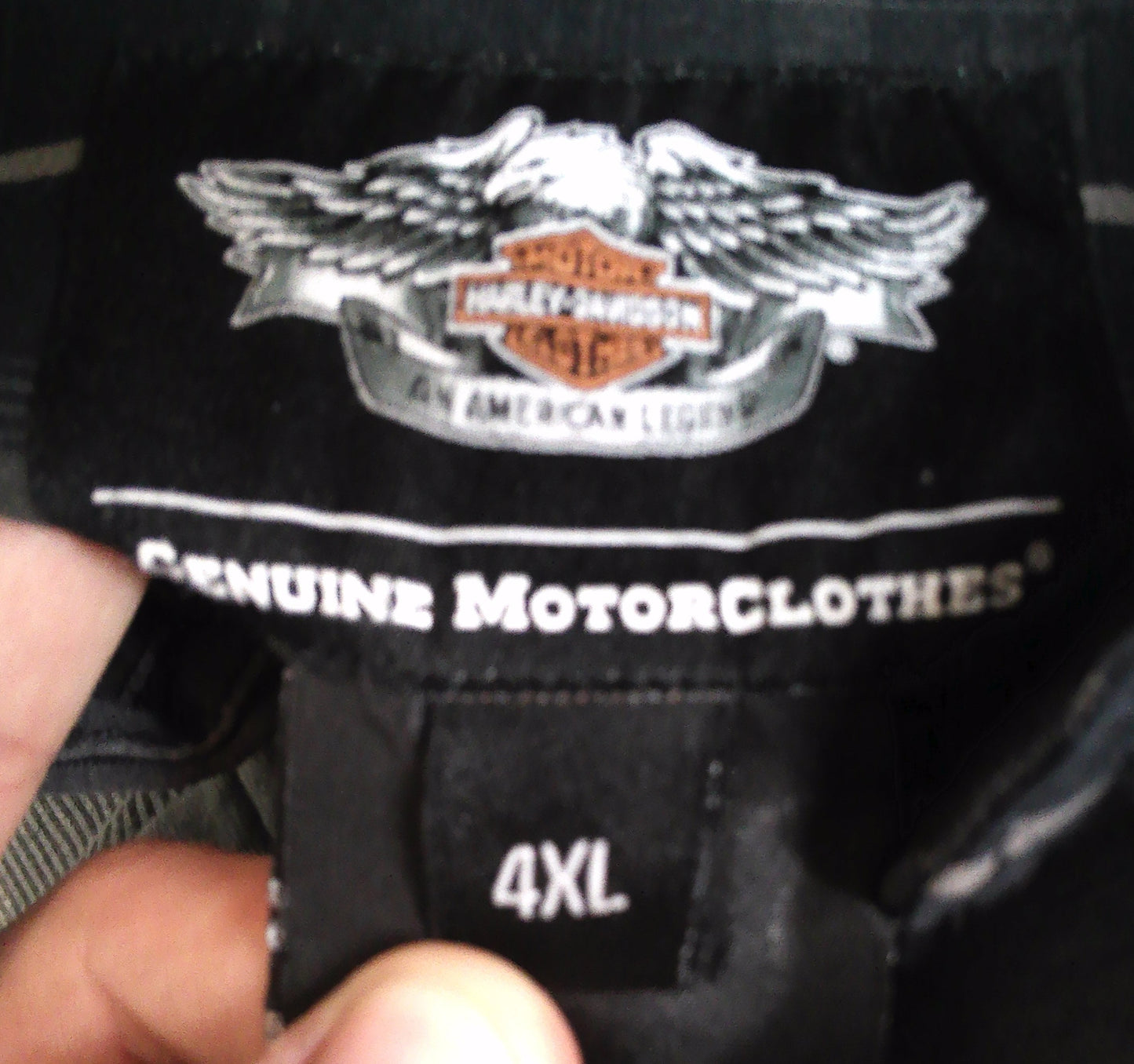 Official Harley Davidson checkered flannel shirt 4XL