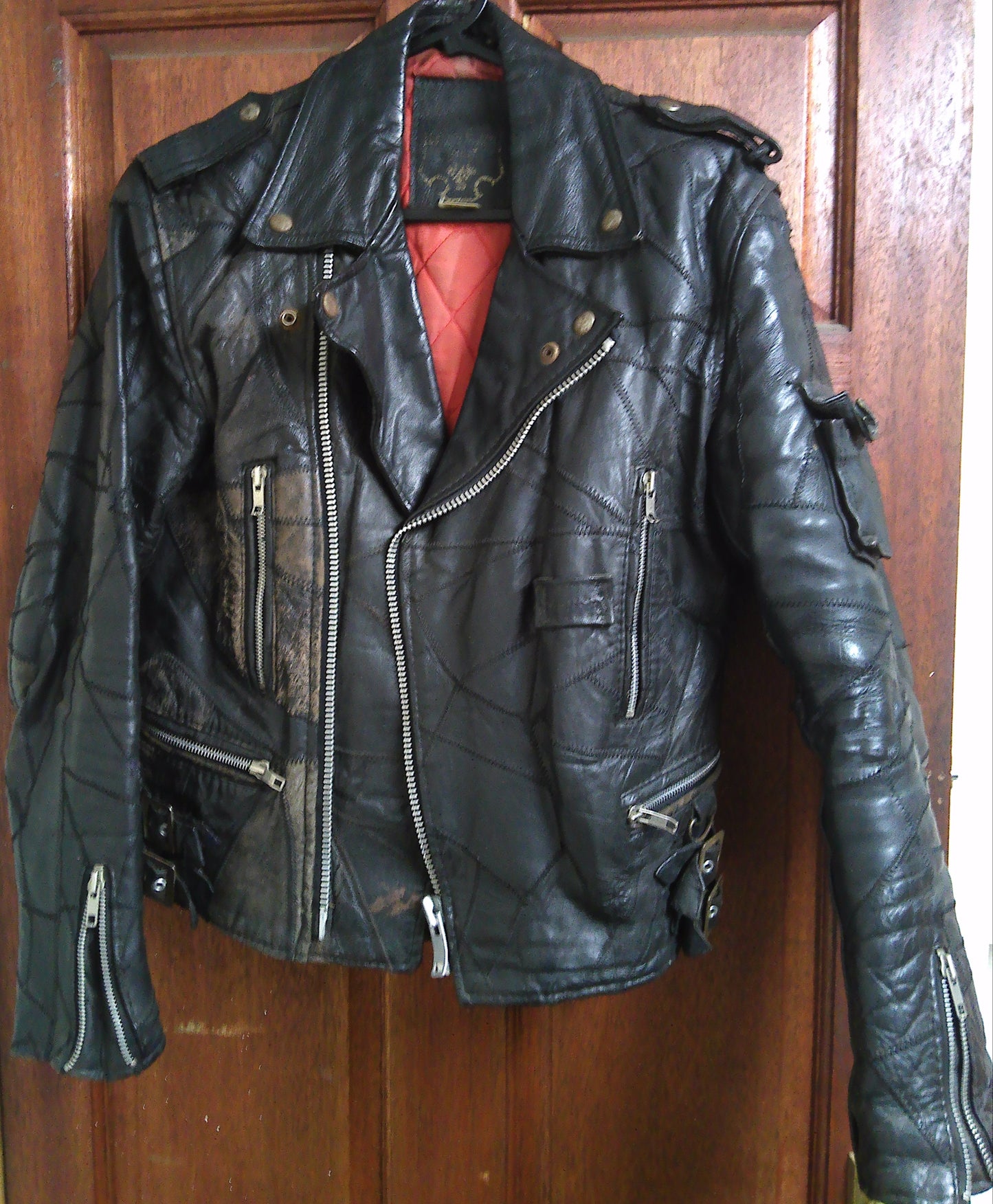 Harley Davidson leather motorcycling jacket 38