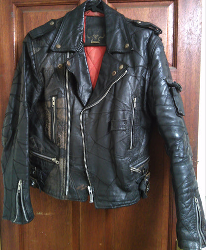 Harley Davidson leather motorcycling jacket 38
