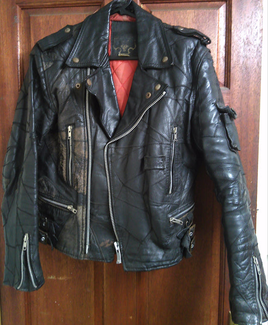 Harley Davidson leather motorcycling jacket 38
