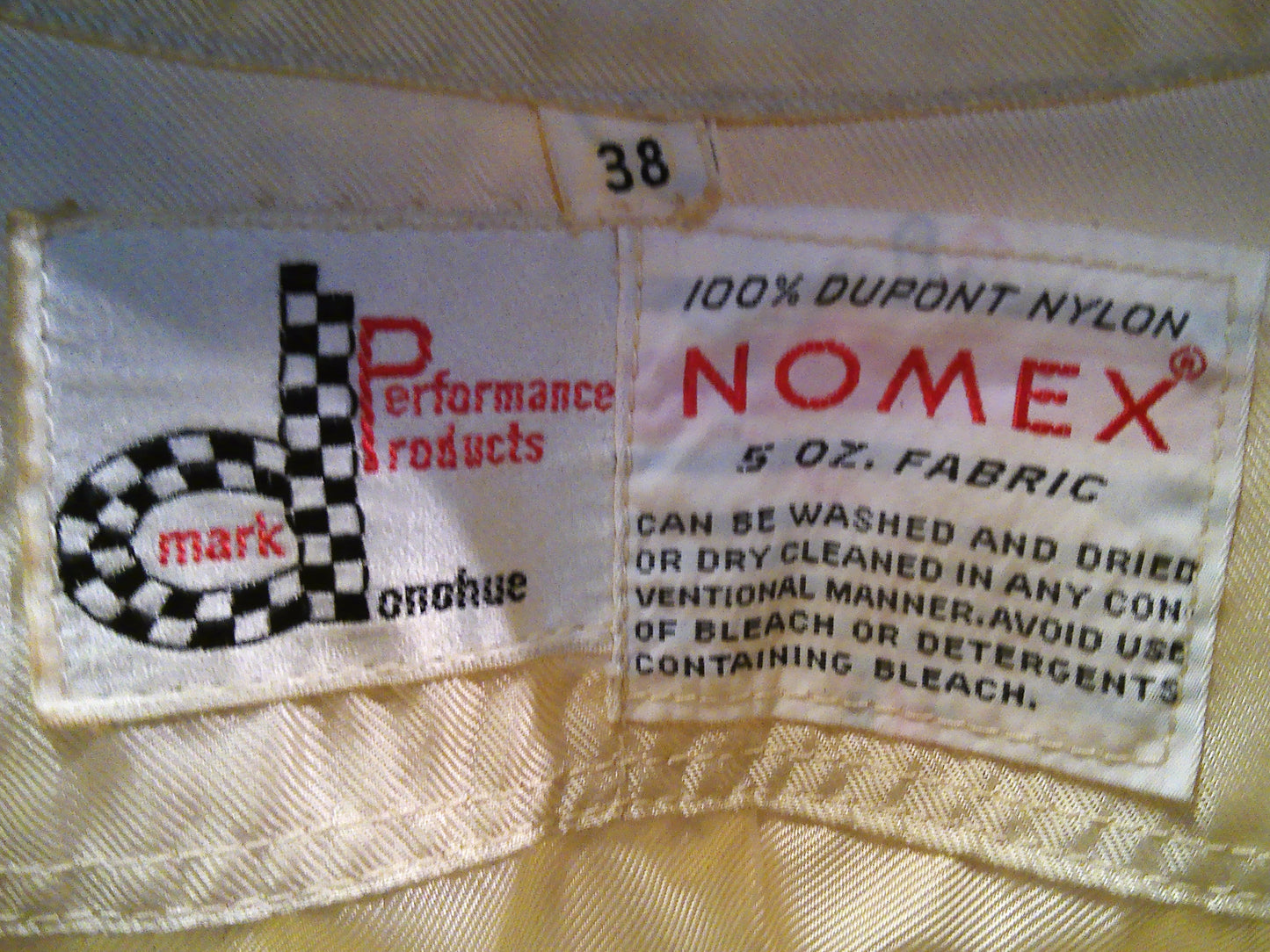 Vintage D-Mark Performance Products Nomex overalls