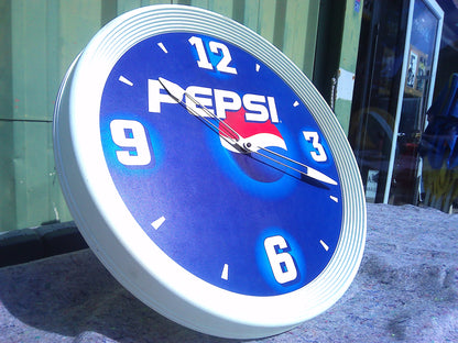 1990s Pepsi wall clock