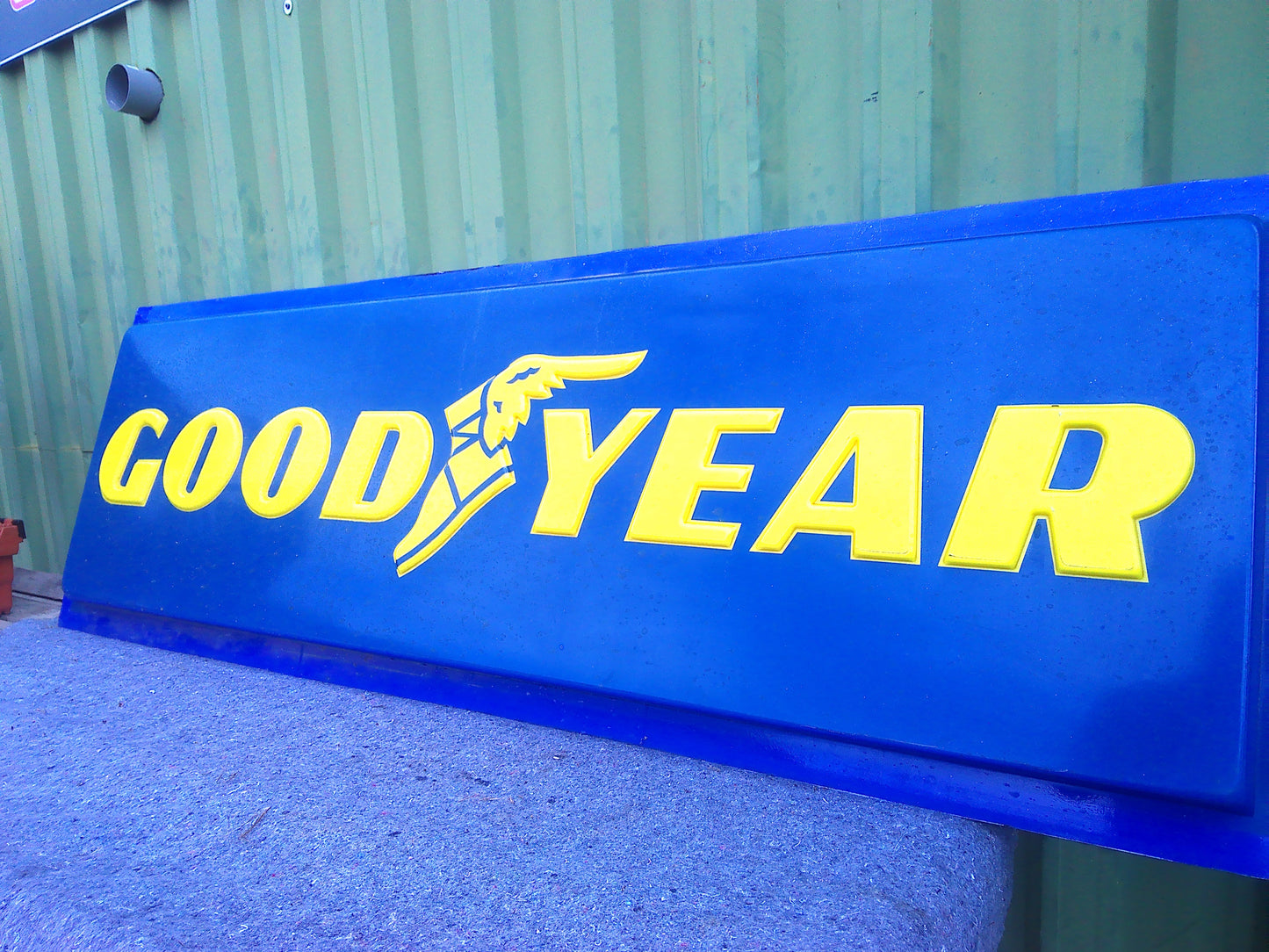 Large Vintage Goodyear plastic sign