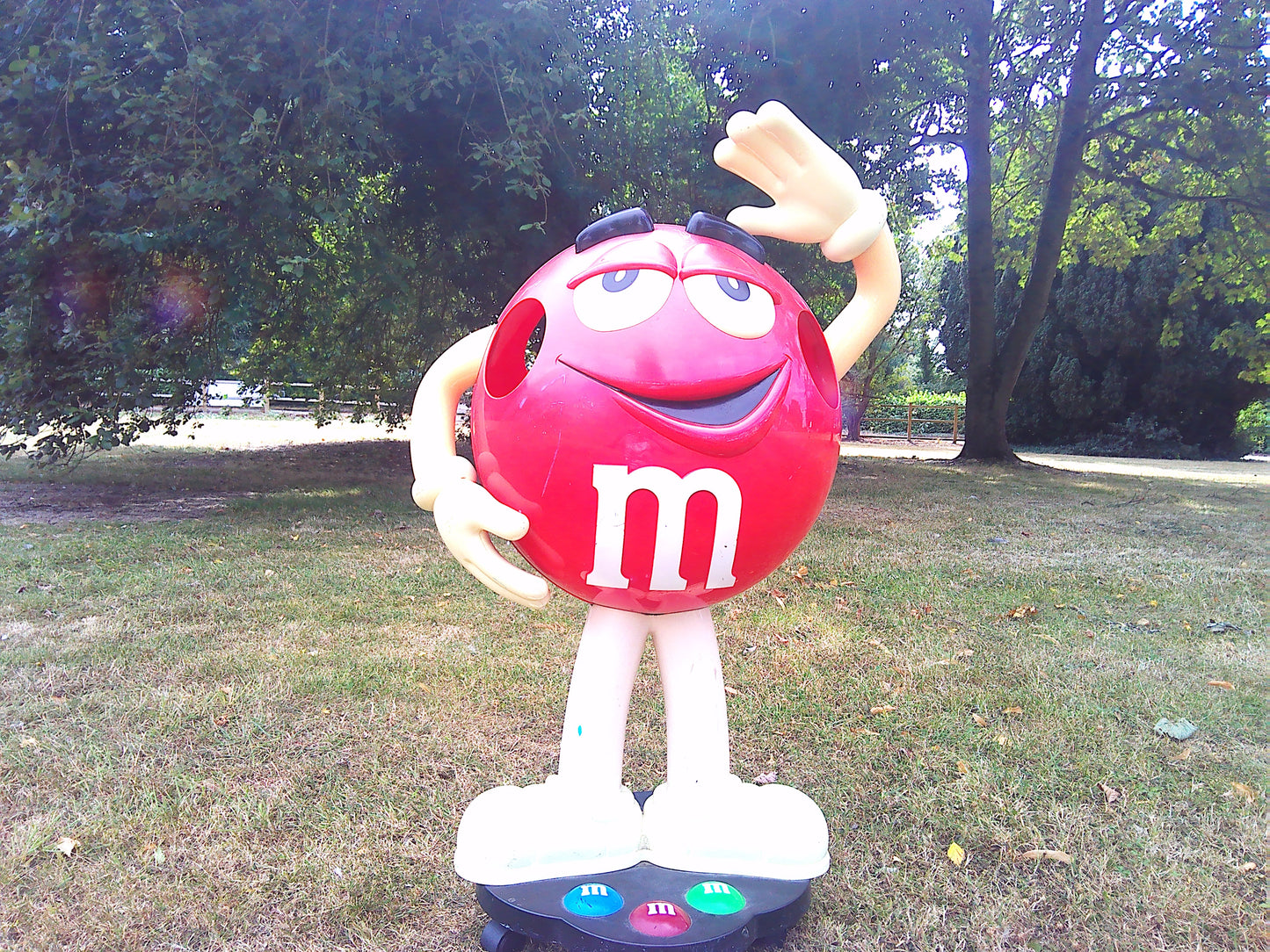 1990s/2000s Giant Red M&M's story display figure