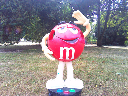 1990s/2000s Giant Red M&M's story display figure