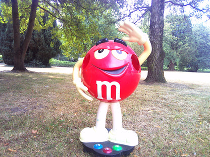 1990s/2000s Giant Red M&M's story display figure