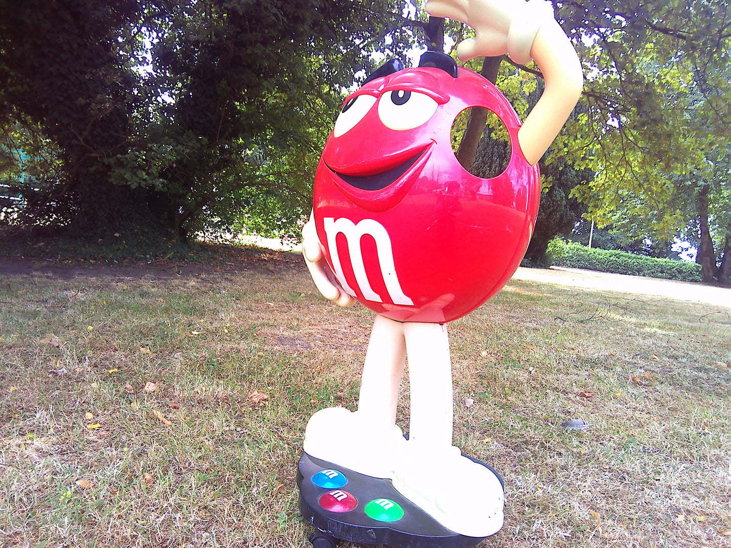 1990s/2000s Giant Red M&M's story display figure