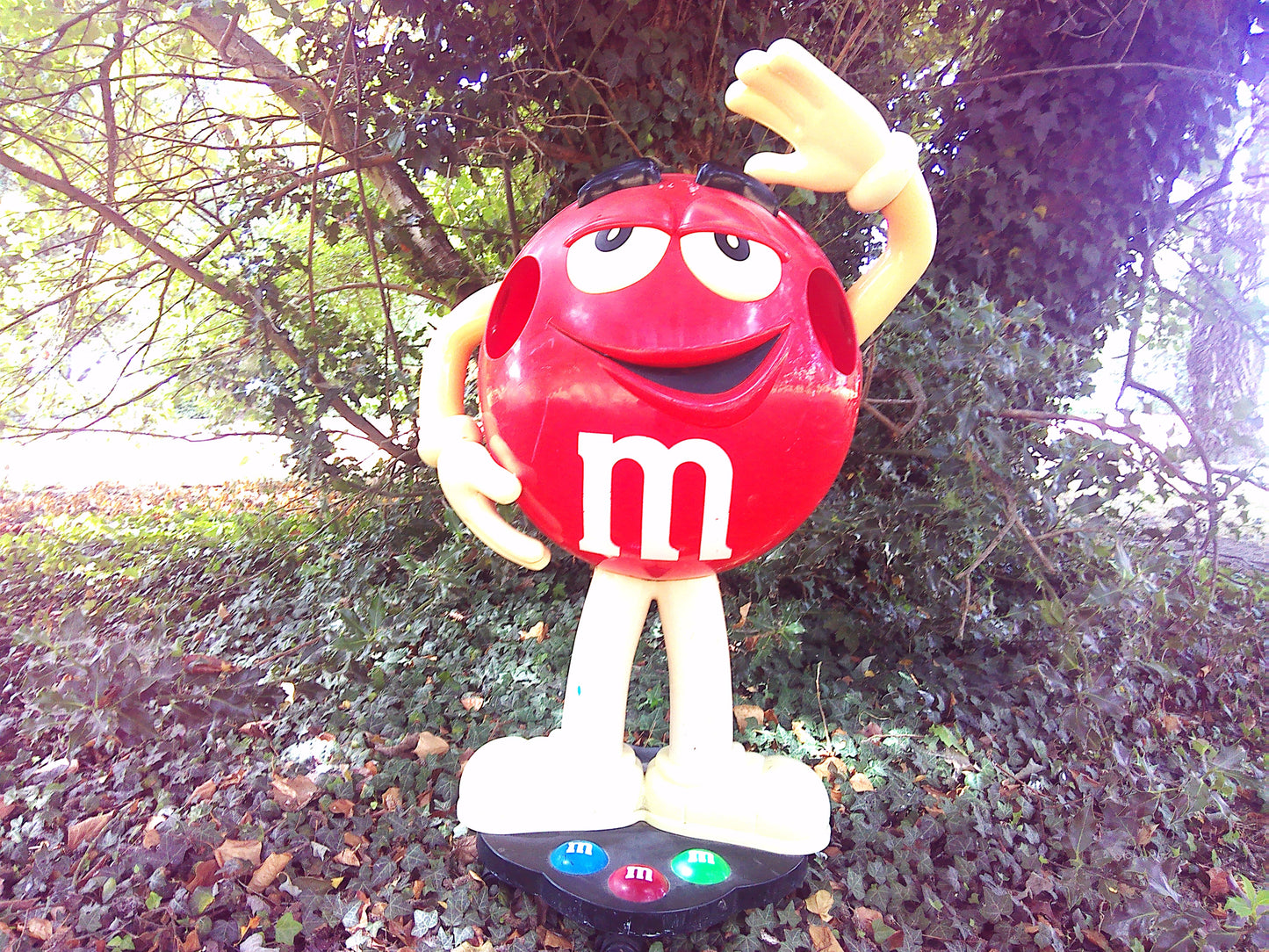1990s/2000s Giant Red M&M's story display figure