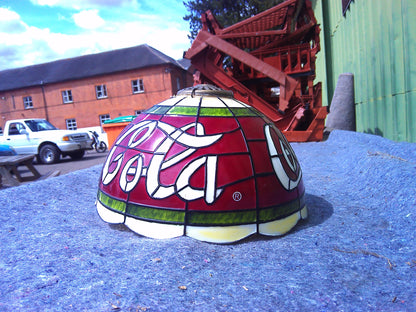 1990s/80s Coca Cola Tiffany style Plastic/Resin glass look