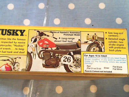 Vintage 1976 Revell 1/12 scale BAJA HUSKY model bike set