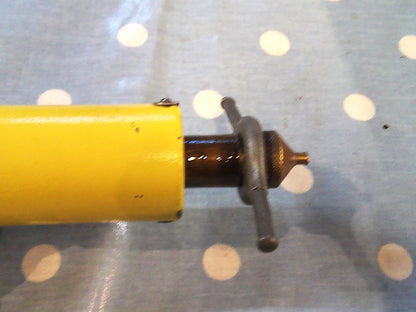 Vintage 1950's Carburol upper cylinder 2 stroke oil shot dispenser