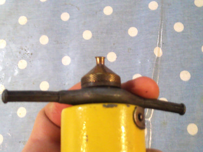 Vintage 1950's Carburol upper cylinder 2 stroke oil shot dispenser