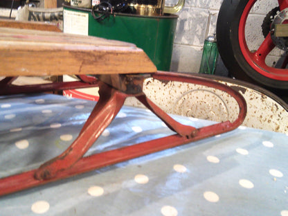 Vintage 1950's Flexible Flyer Steerable Snow Sled Model 47