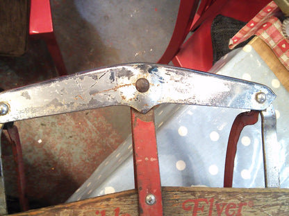 Vintage 1950's Flexible Flyer Steerable Snow Sled Model 47