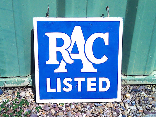 Wooden RAC listed hanging sign
