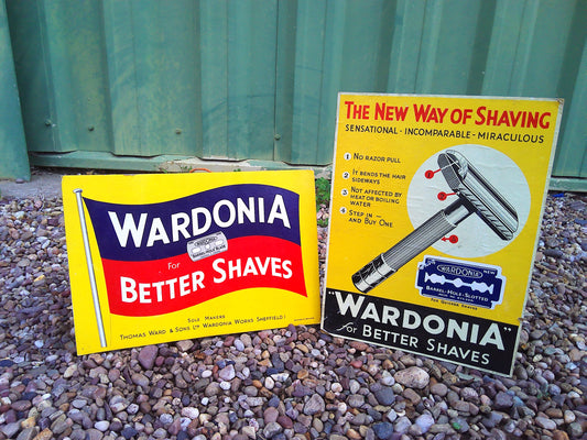 Wardonia barber cardboard signs