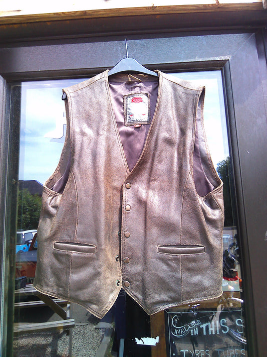 Rediscovered Original leather waistcoat