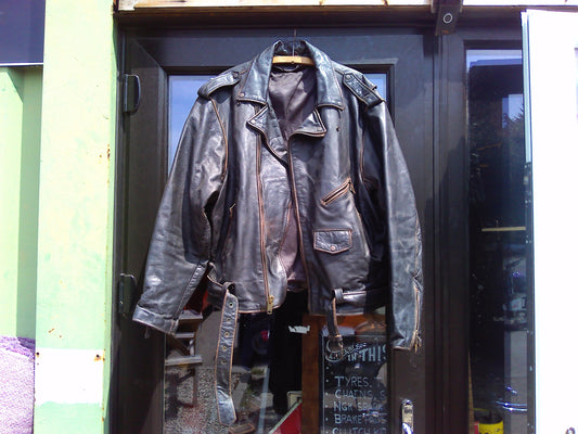 Vintage leather Indian jacket