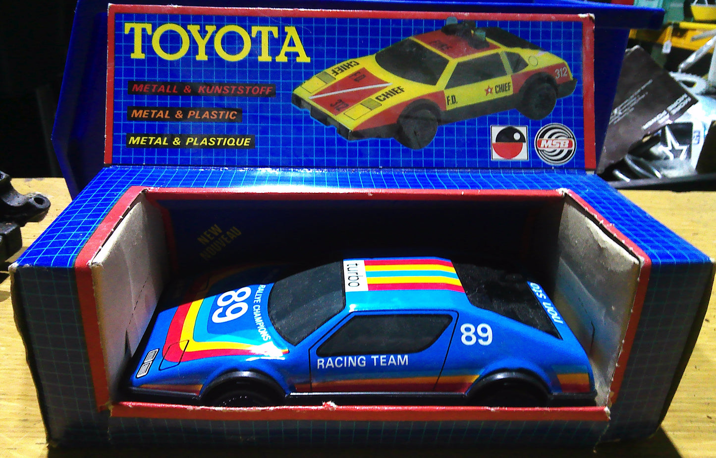 Toyota Friction metal and plastic toy car - Racing Team