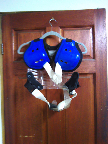 HRP Attack vintage moto armour - blue