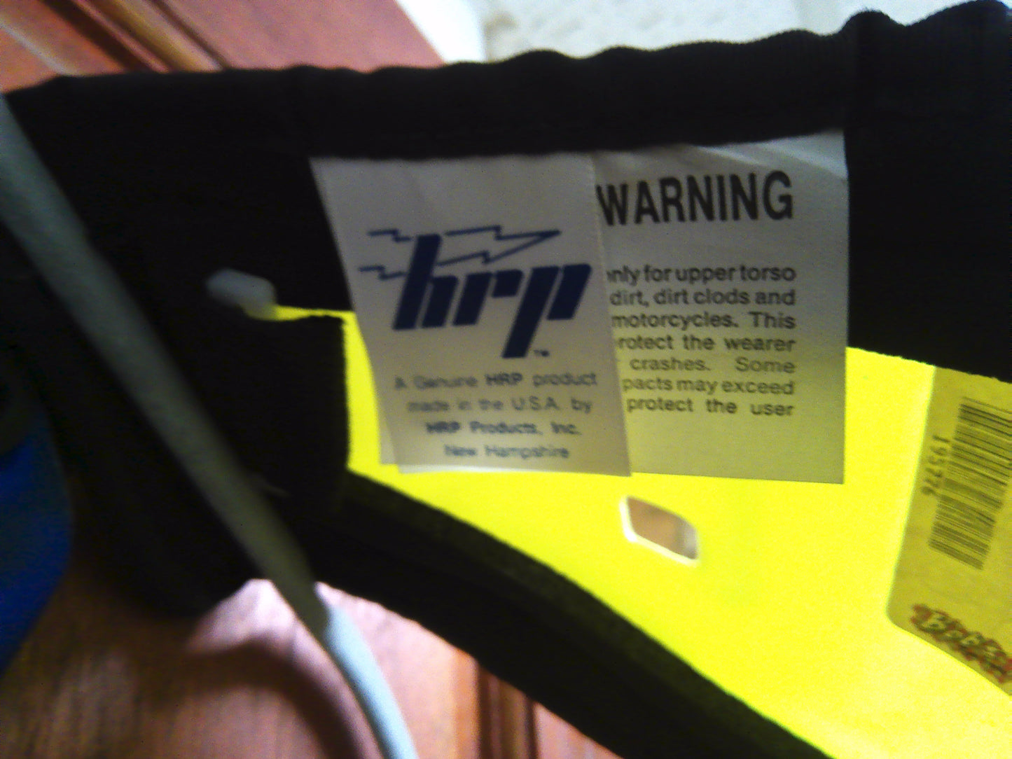 HRP Attack vintage moto armour - yellow