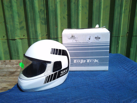 NOS Top Tek Sky vintage helmet