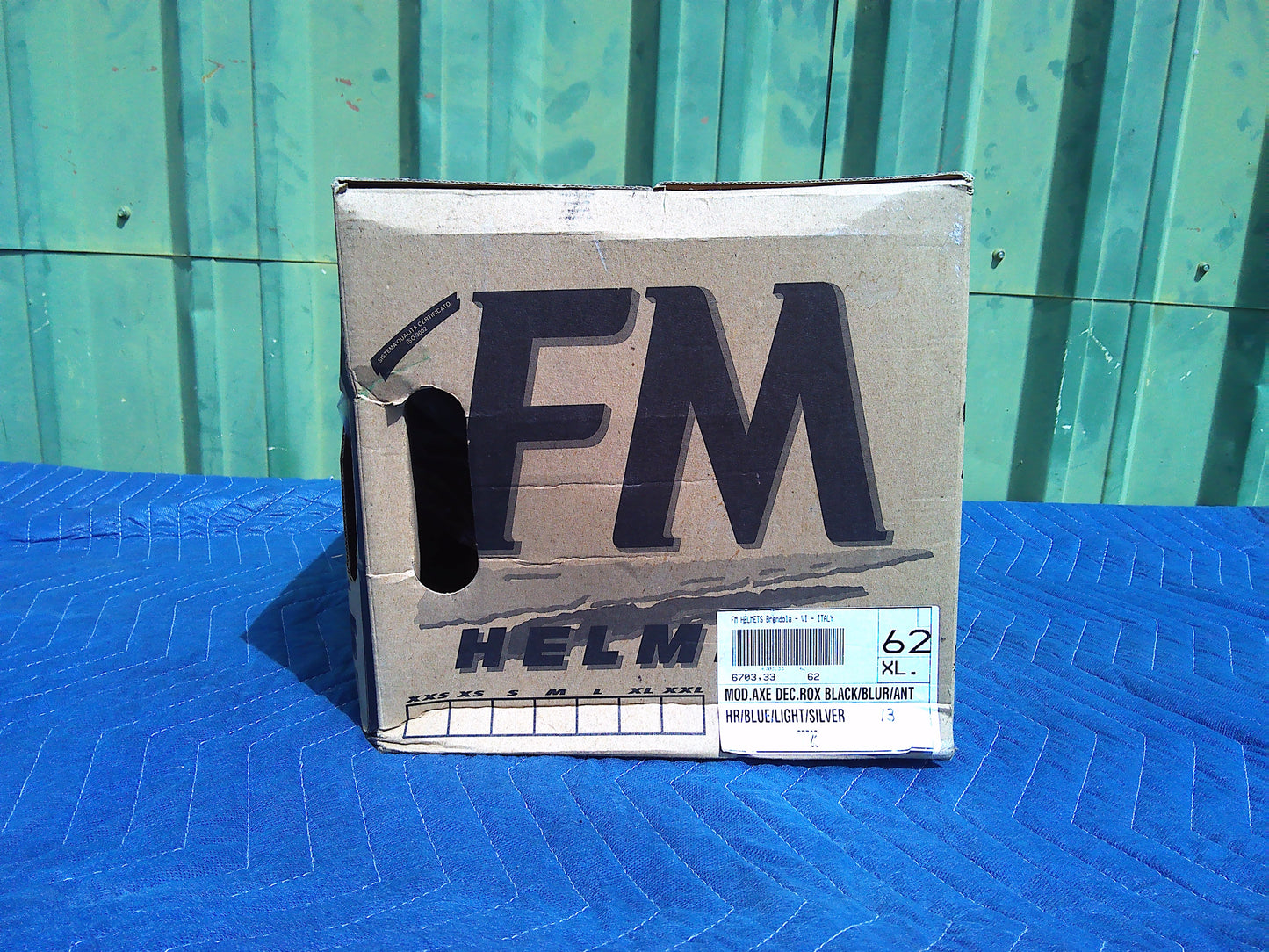 NOS FM vintage helmet X Large