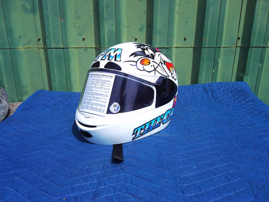 NOS FM Nick the Cat vintage helmet X Large