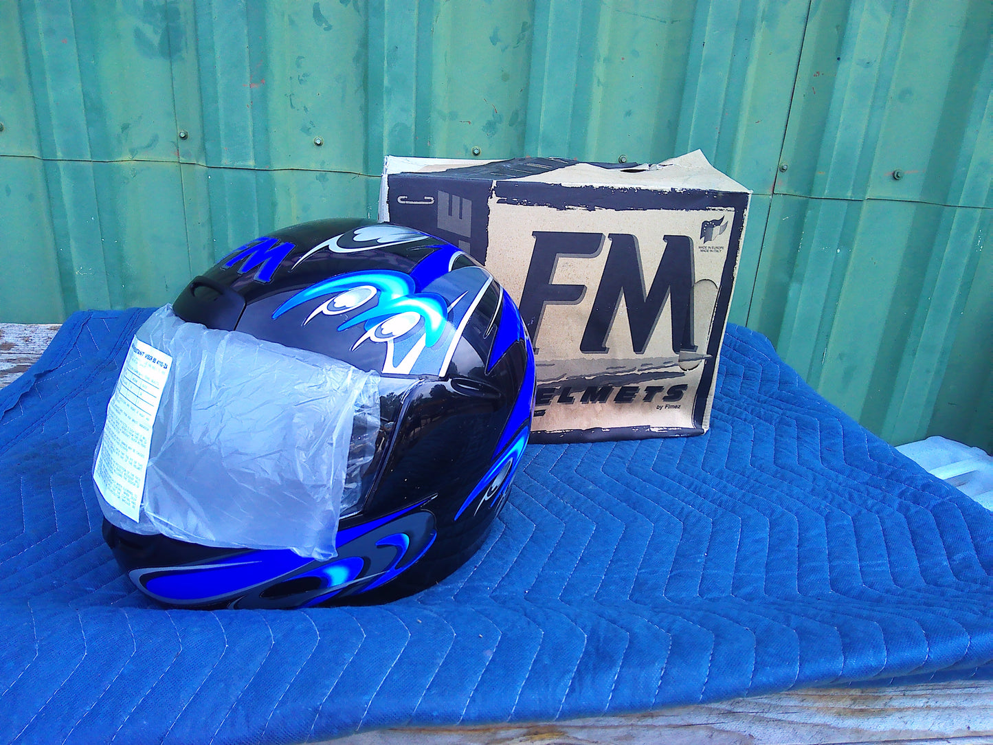 NOS FM vintage helmet X Small