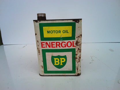 Vintage Energol metal oil can