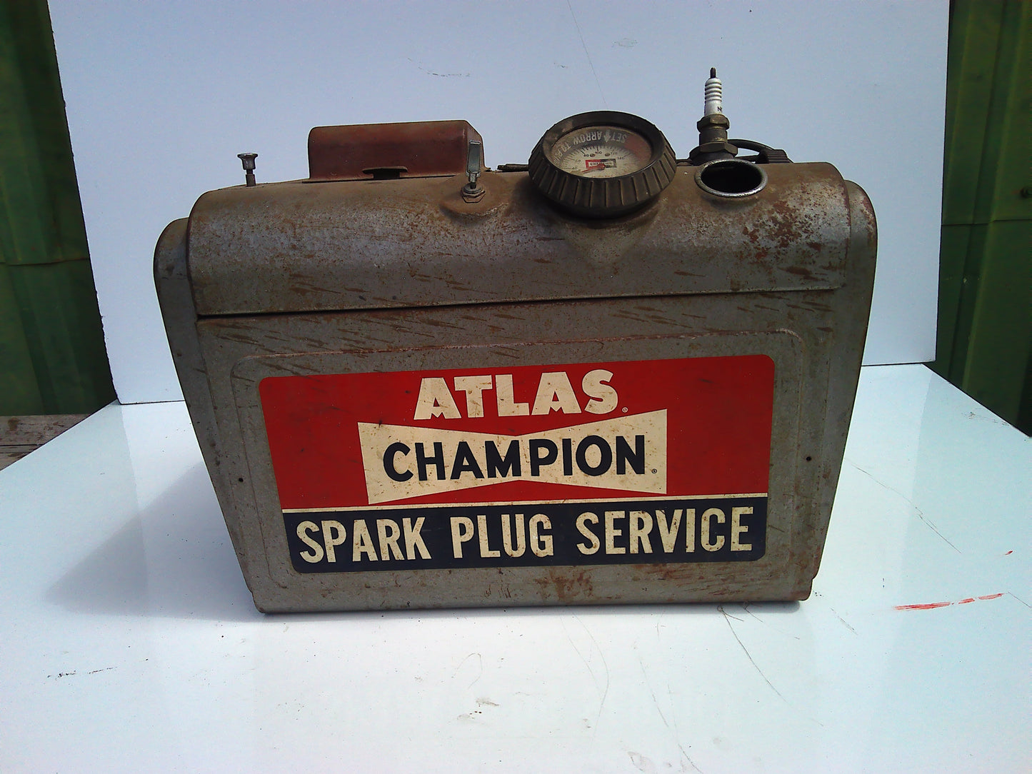 Vintage Atlas Champion Spark Plug cleaner