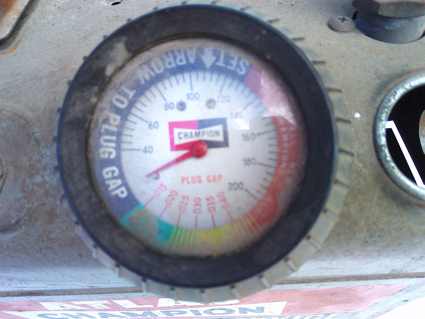 Vintage Atlas Champion Spark Plug cleaner