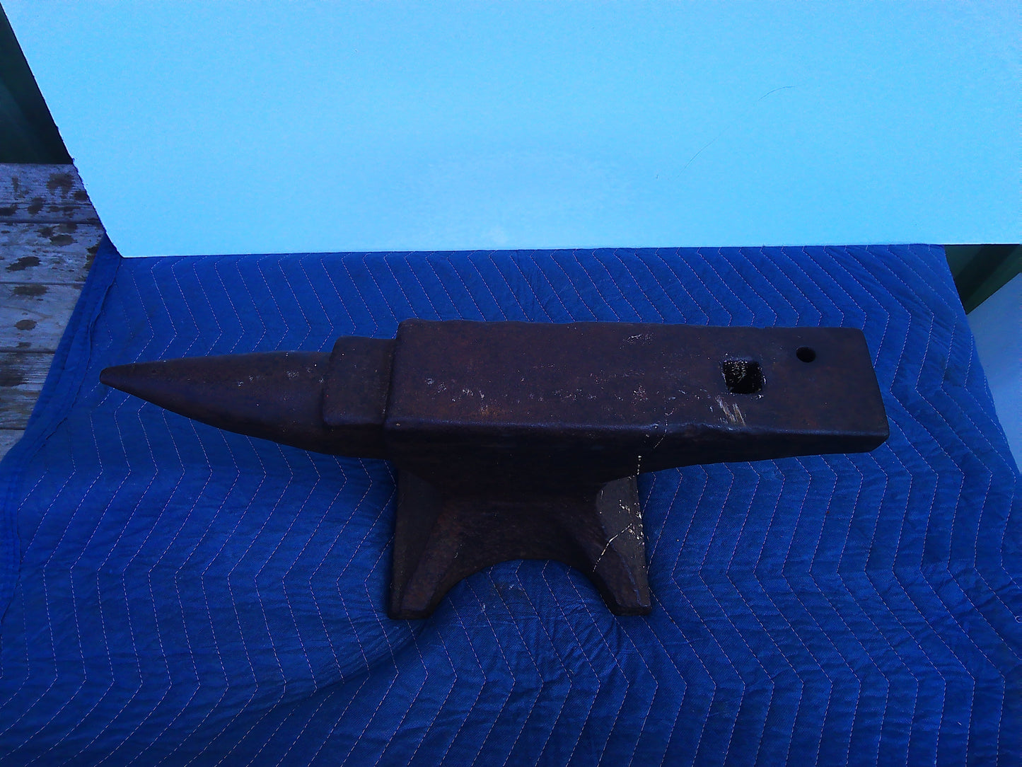 Genuine steel anvil