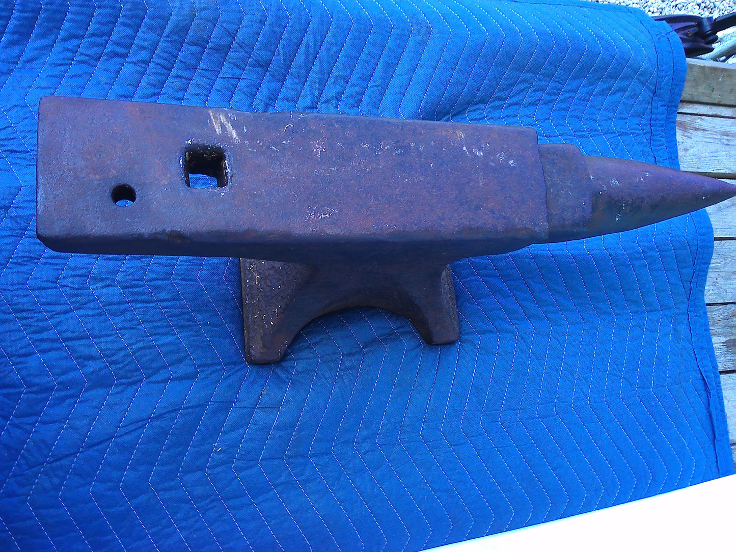 Genuine steel anvil