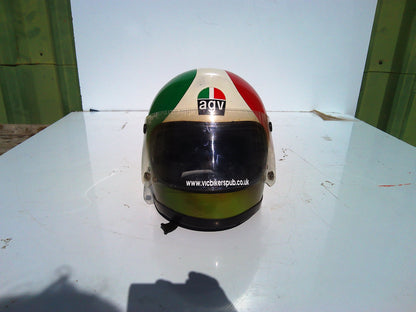 Vintage AGV Agostini style helmet