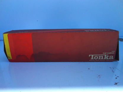 IN BOX vintage pressed metal Tonka car carrier
