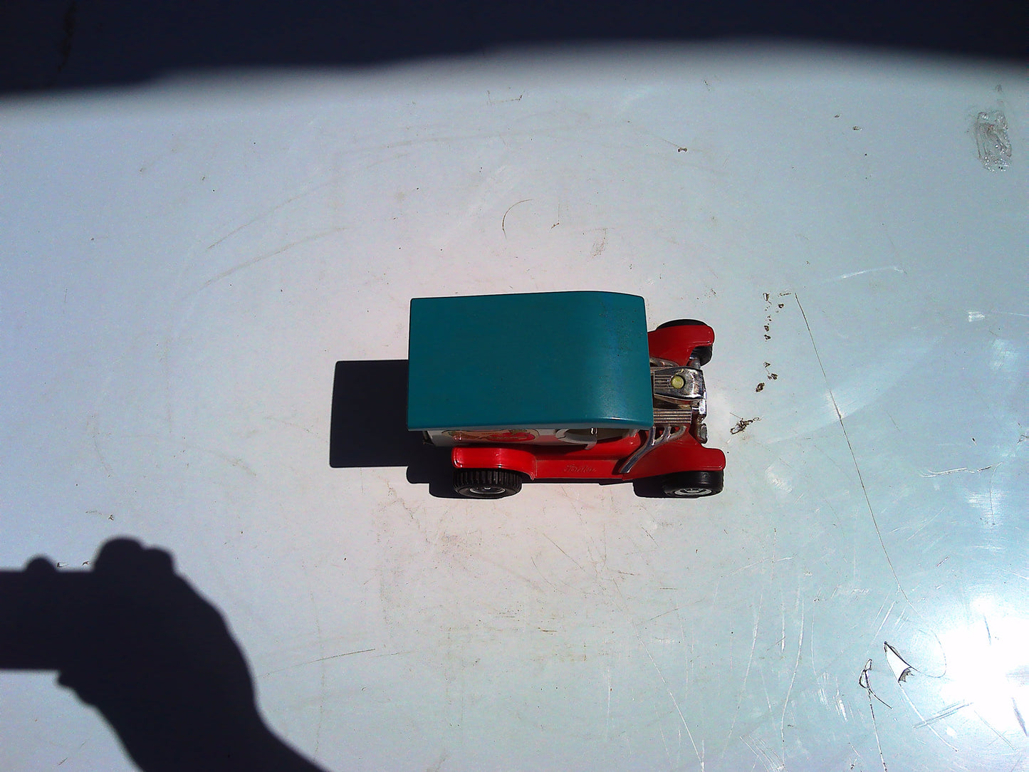 Vintage Tonka apple peeler Model T toy