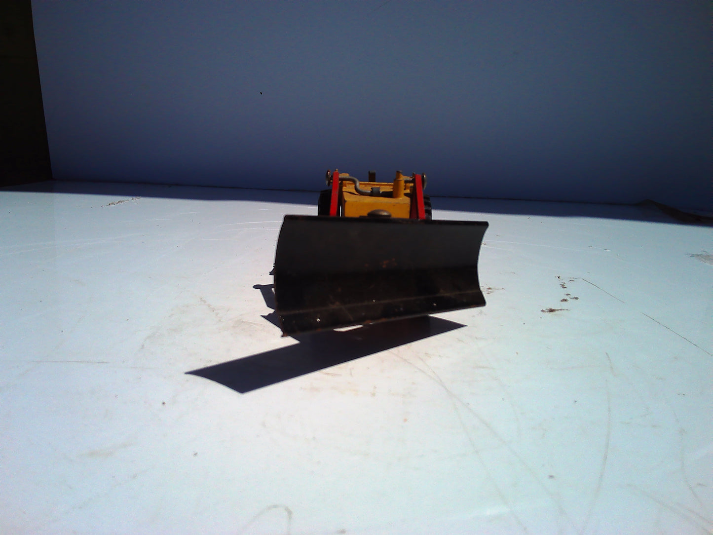 Vintage Die Cast Tri-Ang plough toy
